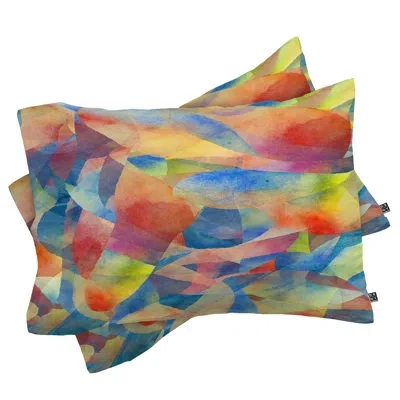 Deny Designs Jacqueline Maldonado This Is What You're Missing Pillowcase In Blue;orange
