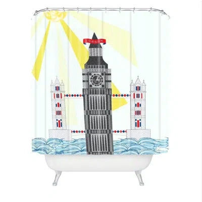 Deny Designs Jennifer Hill Shower Curtain Single + Hooks
