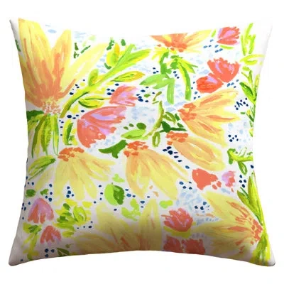 Deny Designs Joy Laforme Blossom Outdoor Throw Pillow