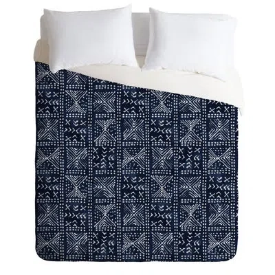 Deny Designs Just Moody Duvet Cover Set In Blue