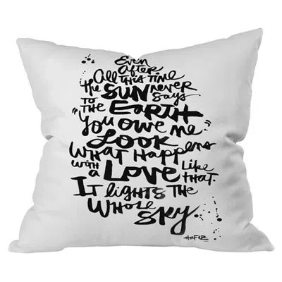 Deny Designs Kal Barteski Even After All Outdoor Throw Pillow