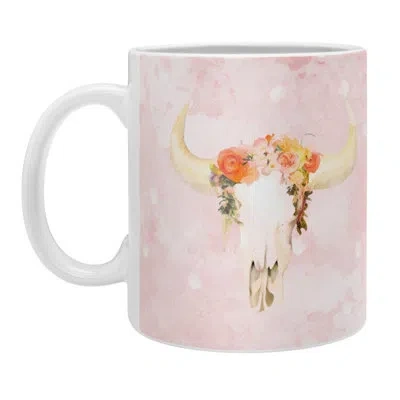 Deny Designs Kangarui Romantic Boho Buffalo Coffee Mug In Pink