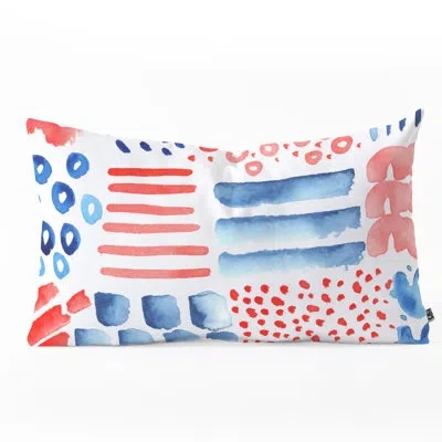 Deny Designs Kerrie Satava Sand And Shore Oblong Lumbar Pillow