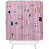 Deny Designs Lay Down Shower Curtain In Multi