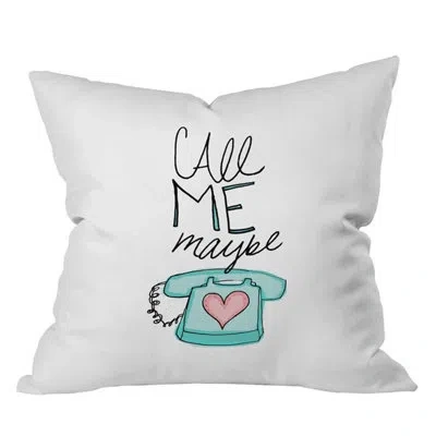 Deny Designs Leah Flores Call Me Maybe Outdoor Throw Pillow