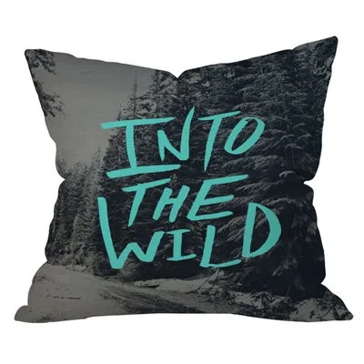 Deny Designs Leah Flores Into The Wild Outdoor Throw Pillow