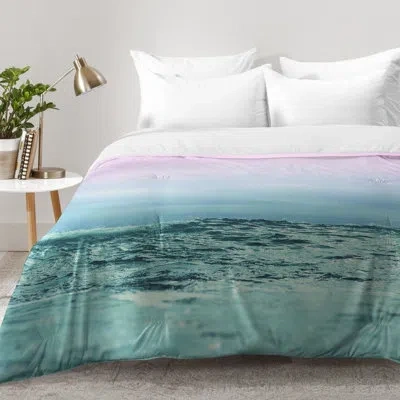 Deny Designs Leah Flores Sky And Sea Comforter Set In Blue