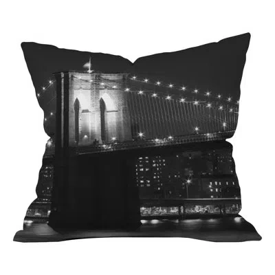 Deny Designs Leonidas Oxby Brooklyn Bridge Throw Pillow