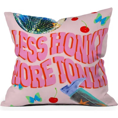 Deny Designs Less Honky More Tonky Throw Pillow