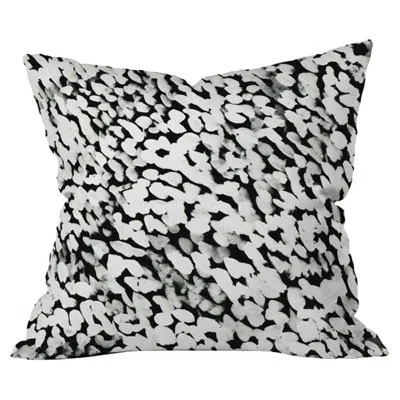 Deny Designs Like Snow Outdoor Throw Pillow