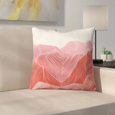 Deny Designs Lines In The Mountains Throw Pillow