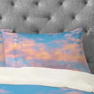 Deny Designs Lisa Argyropoulos Dream Beyond The Sky Pillowcase In Blue;orange