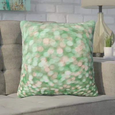 Deny Designs Lisa Argyropoulos Holiday Cheer Mint Indoor/outdoor Throw Pillow
