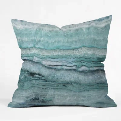 Deny Designs Lisa Argyropoulos Mystic Stone Outdoor Square Pillow Cover & Insert