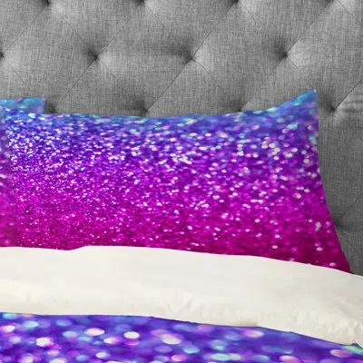Deny Designs Lisa Argyropoulos New Galaxy Pillow Case In Purple