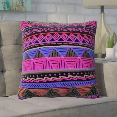 Deny Designs Lisa Argyropoulos Ocean T Neon Throw Pillow