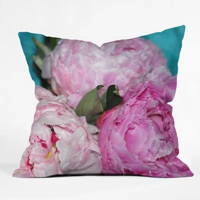 Deny Designs Lisa Argyropoulos Peony Petals Indoor/outdoor Throw Pillow
