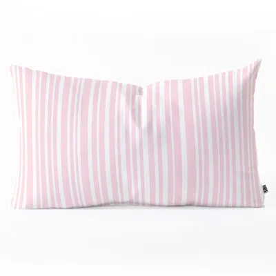 Deny Designs Lisa Argyropoulos Soft Stripes Oblong Lumbar Pillow