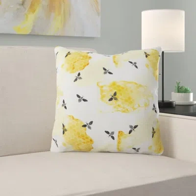 Deny Designs Little Arrow Design Co Bees Indoor/outdoor Throw Pillow