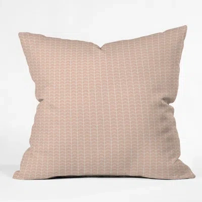 Deny Designs Little Arrow Design Co Boreas Blush Indoor/outdoor Throw Pillow