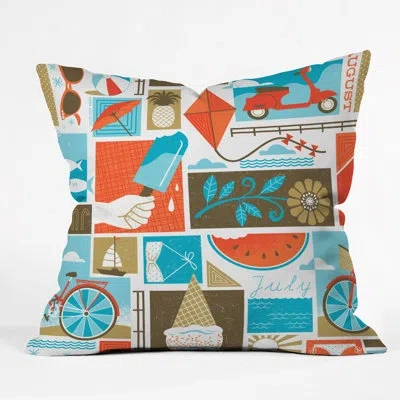 Deny Designs Lucie Rice Throw Pillow
