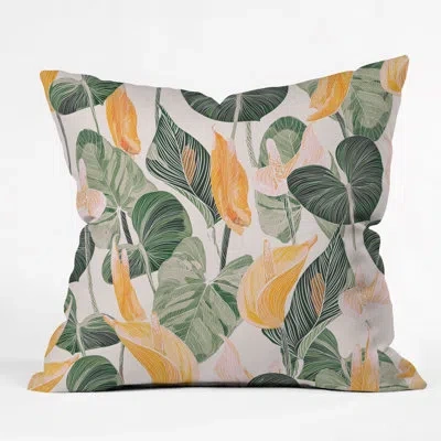 Deny Designs Lush Lily Autumn Indoor/outdoor Throw Pillow