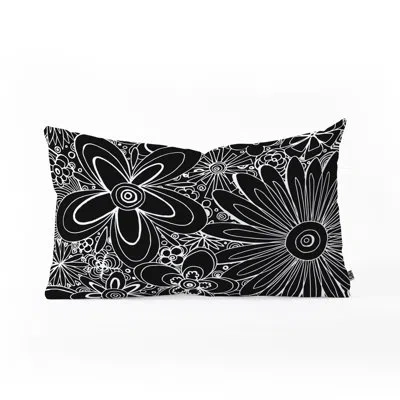 Deny Designs Madart Inc. All Over Flowers Indoor/outdoor Lumbar Pillow