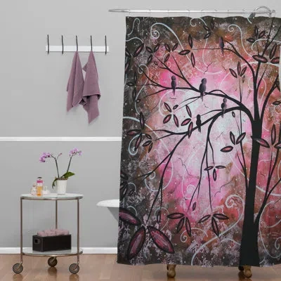 Deny Designs Madart Inc Blossoms Single Shower Curtain