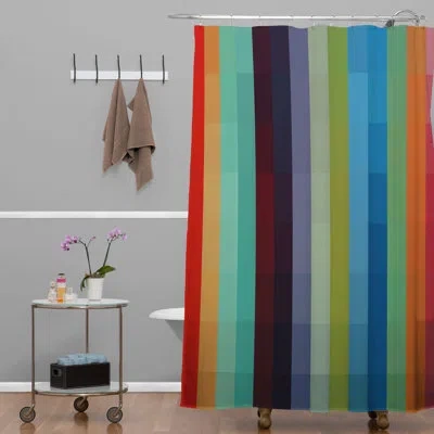 Deny Designs Madart Inc City Colors Single Shower Curtain