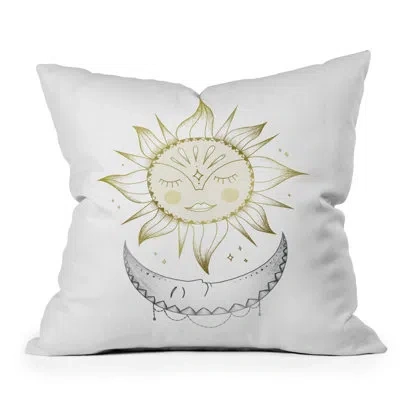 Deny Designs Magical Sun And Moon Outdoor Square Pillow Cover & Insert