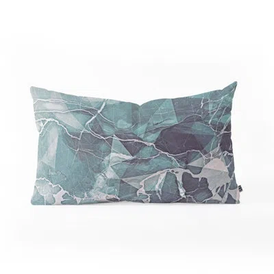 Deny Designs Marble Oblong Indoor/outdoor Lumbar Pillow