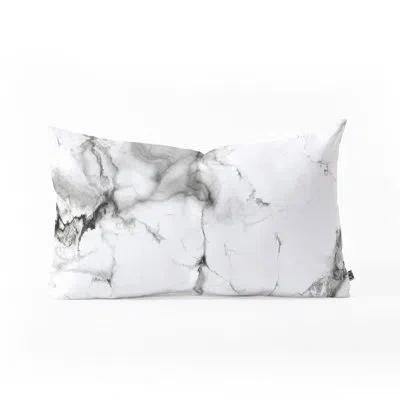 Deny Designs Marble Oblong Indoor/outdoor Pillow Cover & Insert