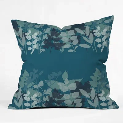 Deny Designs Mareike Boehmer Leaves Row Throw Pillow