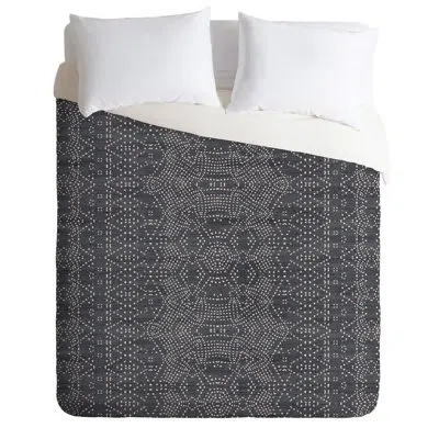 Deny Designs Marrakeshi Denim Duvet Cover In Black