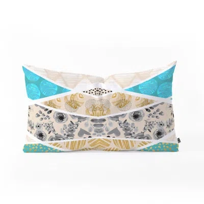 Deny Designs Marta Barragan Camarasa Geometric Mosaic Outdoor Lumbar Pillow