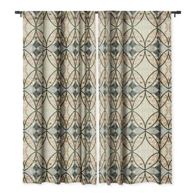 Deny Designs Marta Barragan Camarasa Pattern Mosaic Art Deco I 1pc Blackout Window Curtain Panel