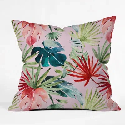 Deny Designs Marta Barragan Camarasa Tropical Paradise Indoor/outdoor Throw Pillow