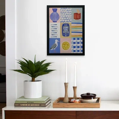 Deny Designs Megan Galante Seaside Poster Framed Poster