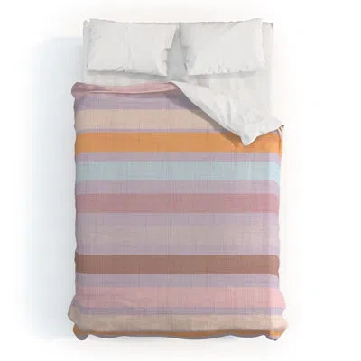 Deny Designs Microfiber Duvet Cover In Pink,purple,blue