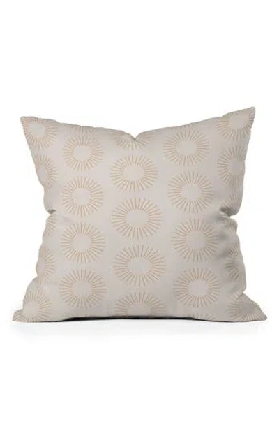 Deny Designs Minimalist Sunray Print Throw Pillow