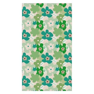 Deny Designs Mirimo Florapop Spring Tablecloth In Green