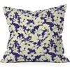 Deny Designs Modern Abstract Print Throw Pillow In Blue