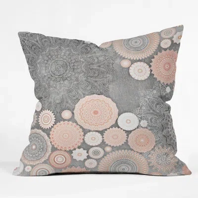Deny Designs Monika Strigel Festival Flow Blush Throw Pillow
