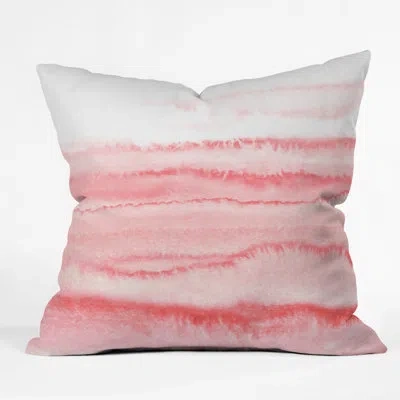 Deny Designs Monika Strigel Outdoor Square Pillow Cover & Insert In Rosequartz