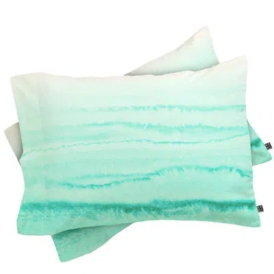 Deny Designs Monika Strigel Within The Tides Pillowcase In Blue