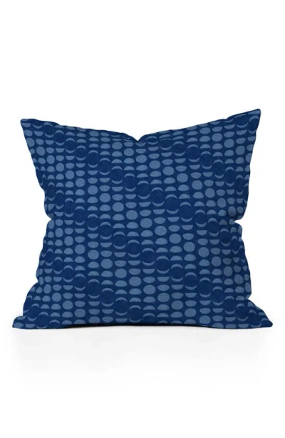 Deny Designs Moon Sky Phases Blues Accent Pillow