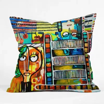 Deny Designs Musical Chairs Throw Pillow