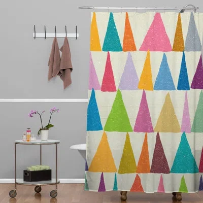 Deny Designs Nick Nelson Analogous In Bloom Single Shower Curtain