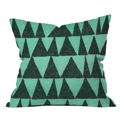 Deny Designs Nick Nelson Analogous Shapes Indoor/outdoor Throw Pillow
