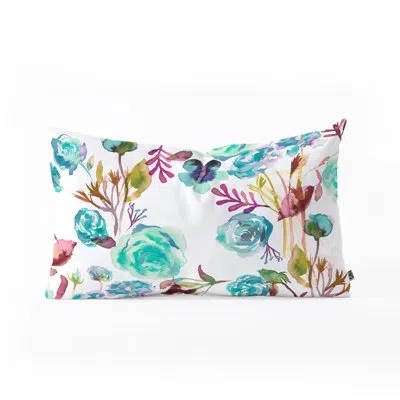 Deny Designs Ninola Design Roses Bouquet Lumbar Pillow
